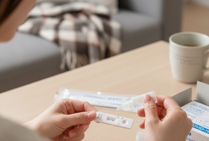 インフルエンザやコロナの検査キット活用